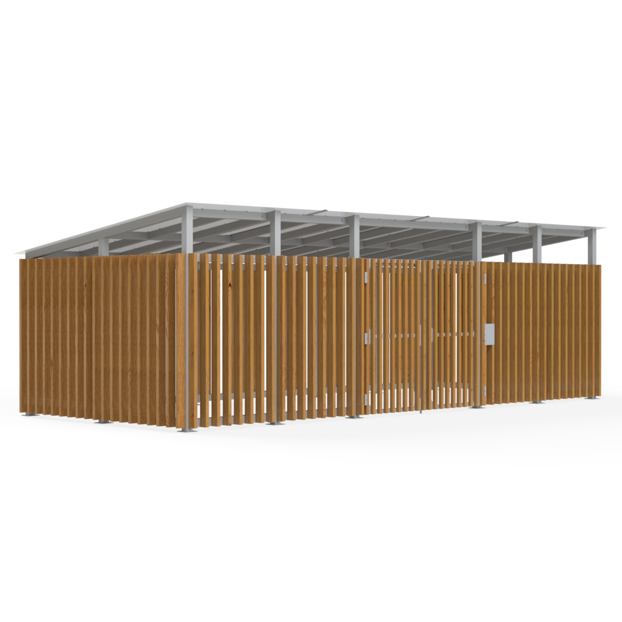 Площадка для сбора мусора Fence