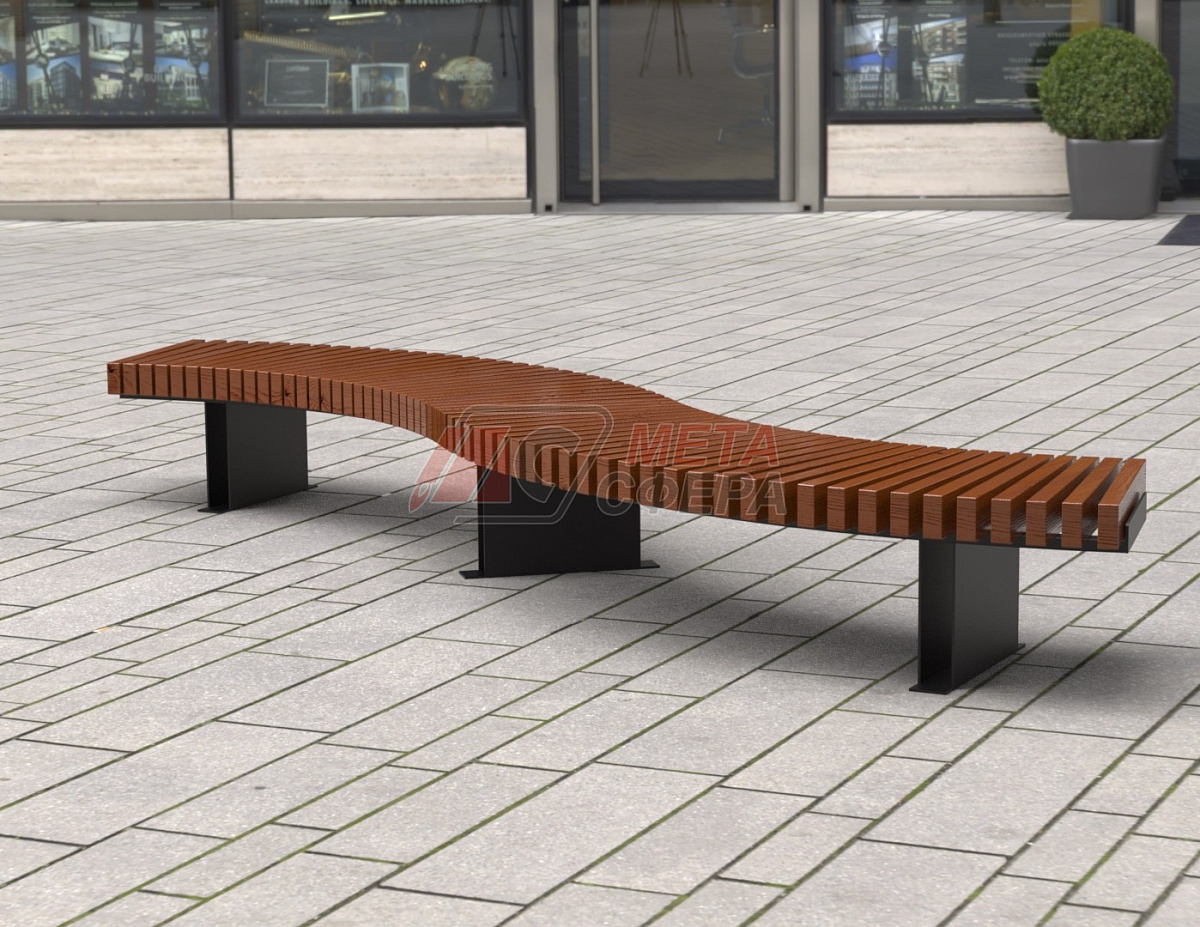 Лавка Rail Road 03 Змейка