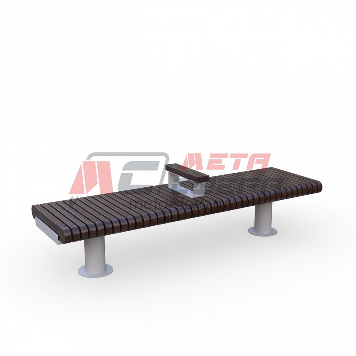 Лавка Rail Road 01 с подлокотником
