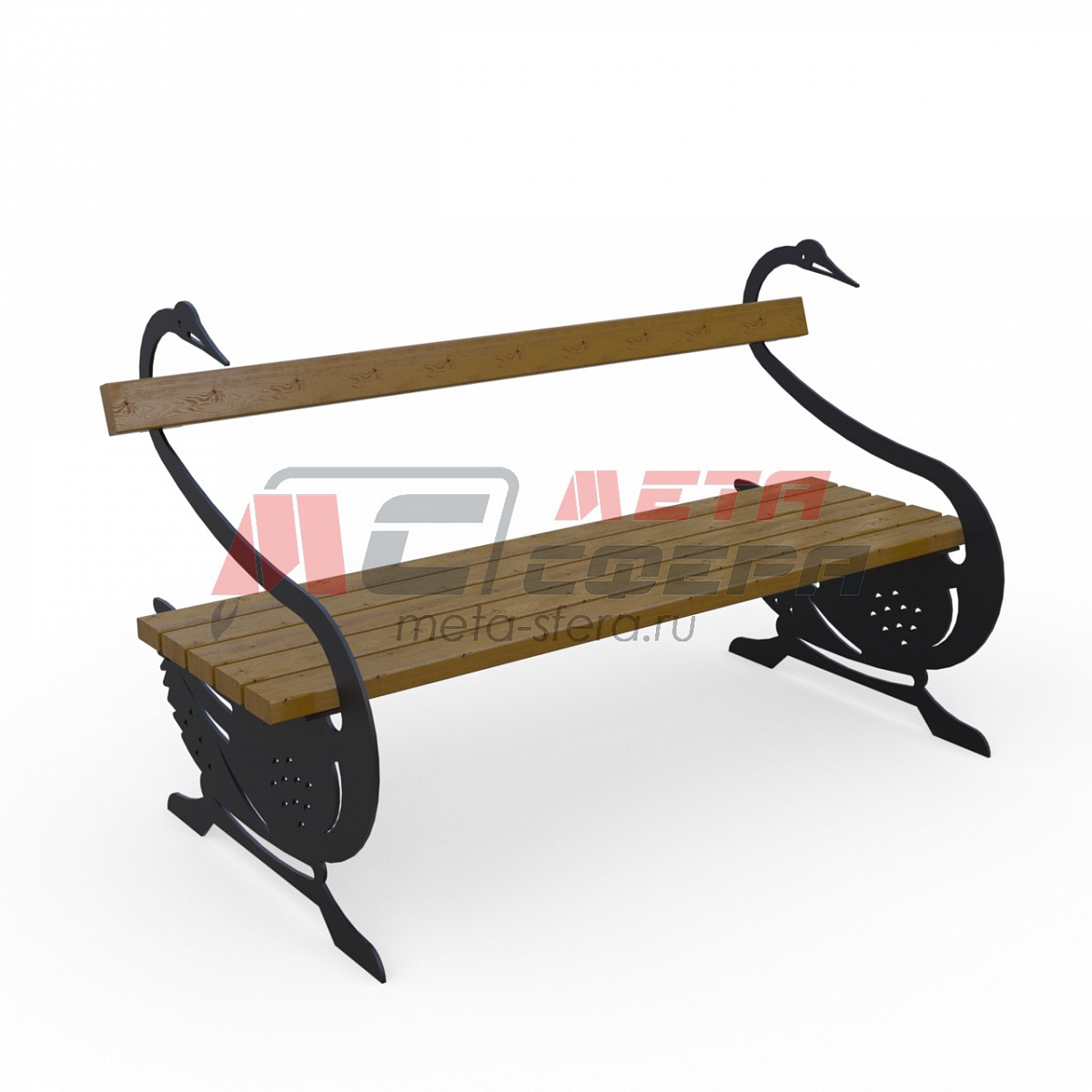 Скамейка Лебедь