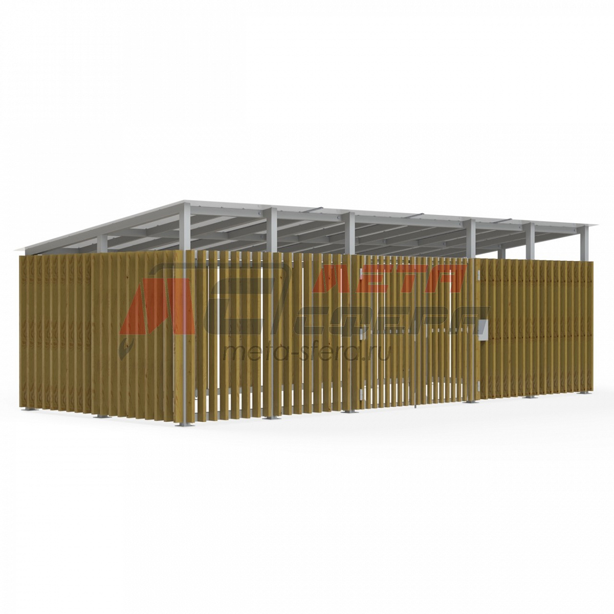 Площадка для сбора мусора Fence