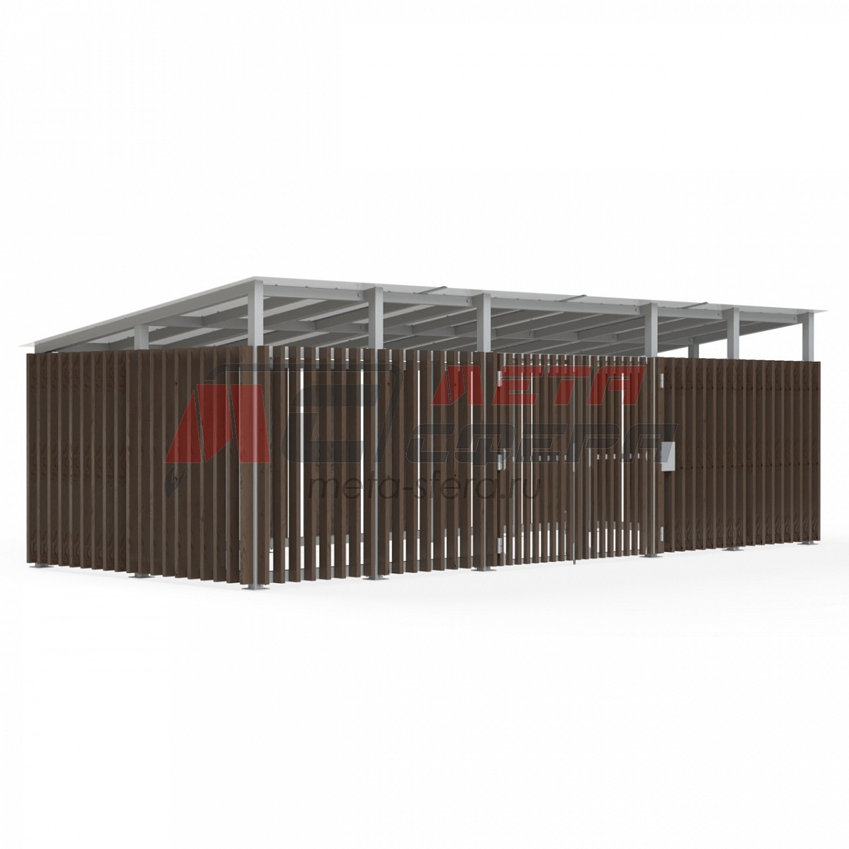 Площадка для сбора мусора Fence