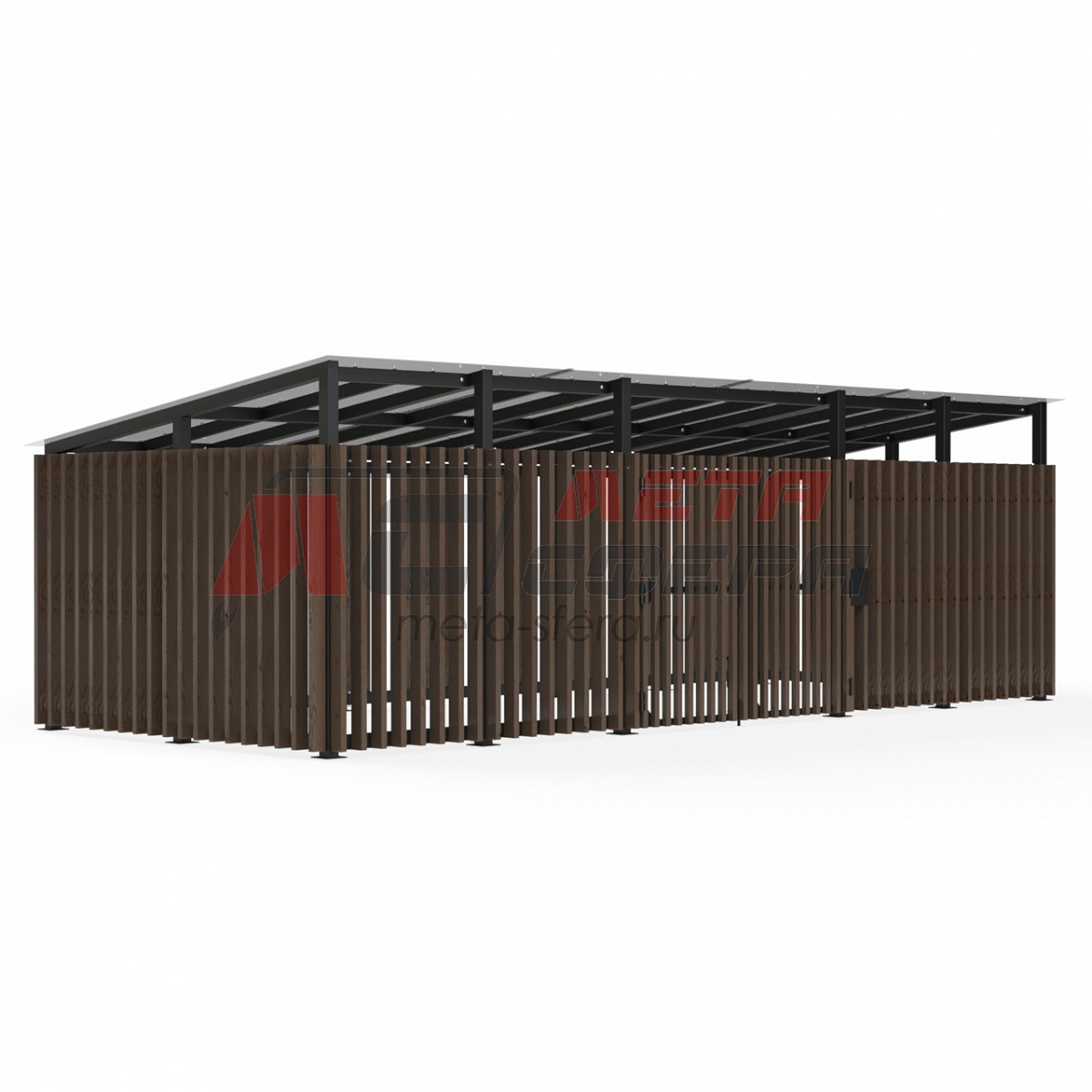 Площадка для сбора мусора Fence