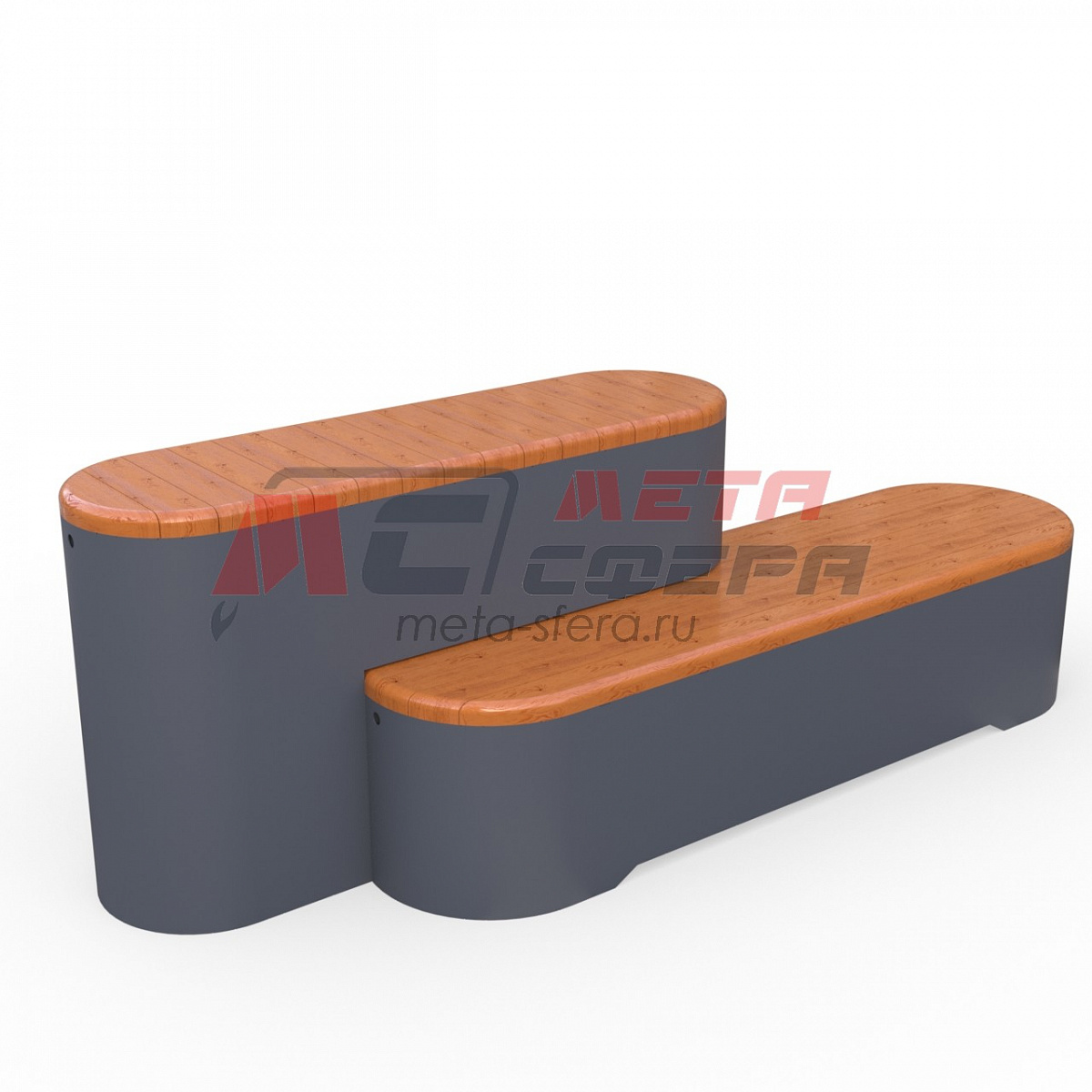 Скамейка Пенек (2 секции)