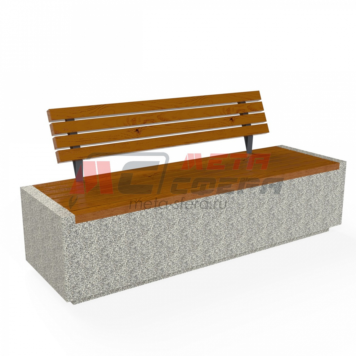 Настил на основание со спинкой Бокс