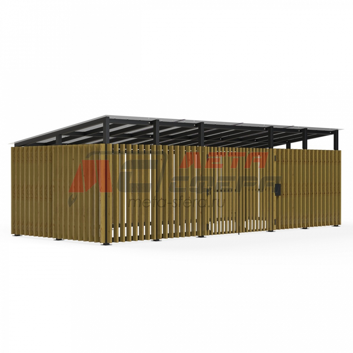 Площадка для сбора мусора Fence
