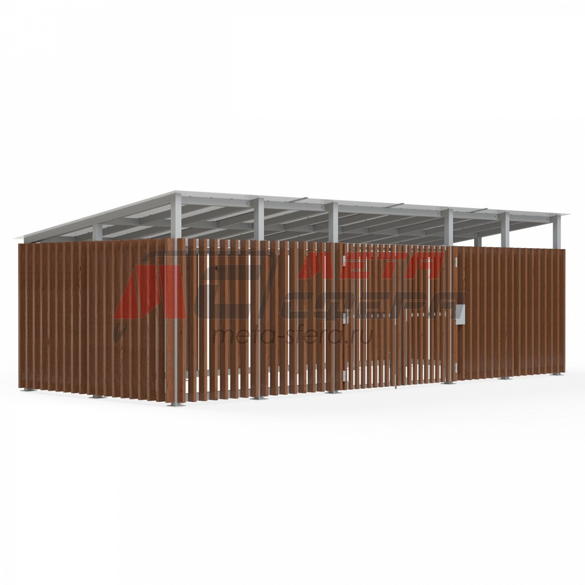 Площадка для сбора мусора Fence