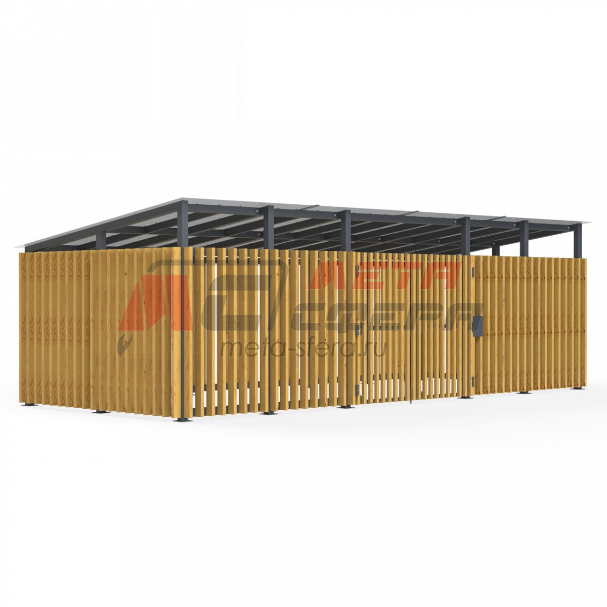 Площадка для сбора мусора Fence