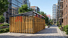 Площадка для сбора мусора Fence