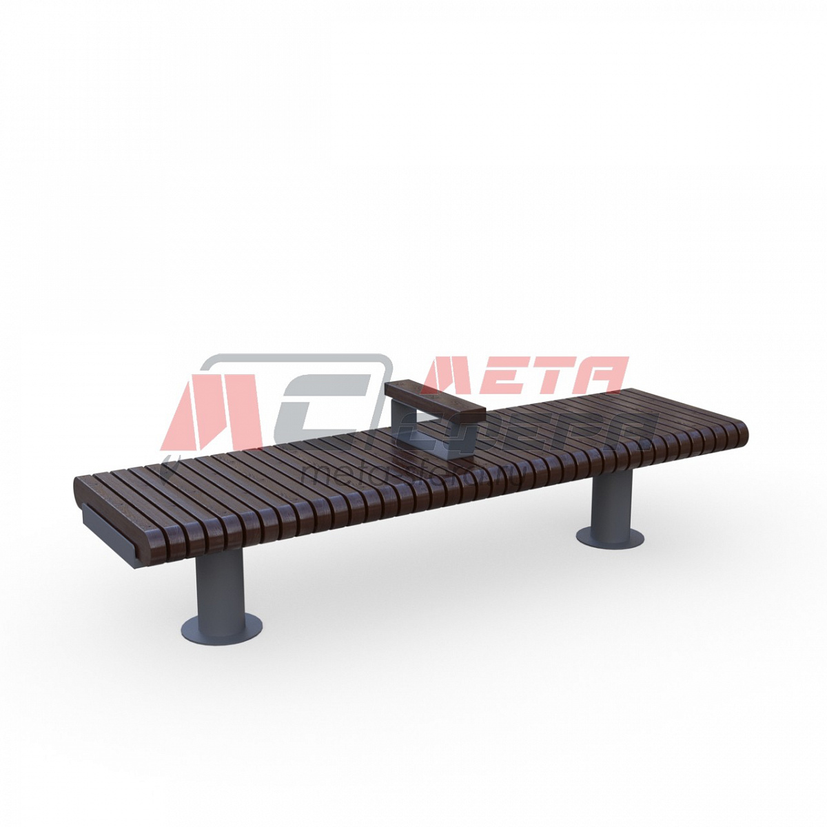 Лавка Rail Road 01 с подлокотником