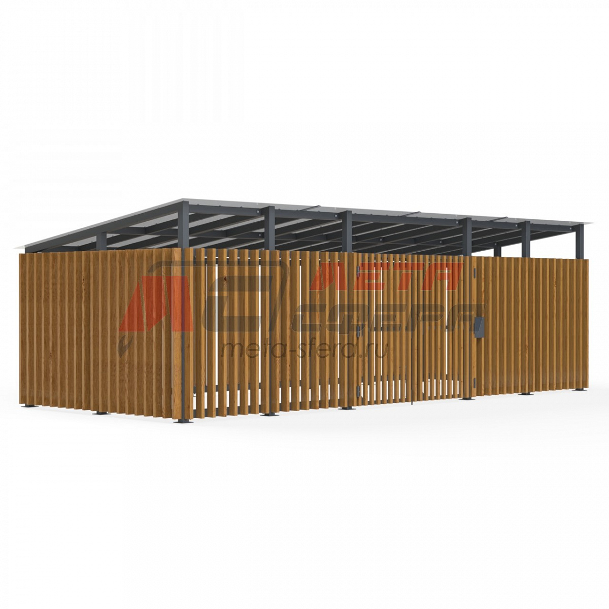 Площадка для сбора мусора Fence
