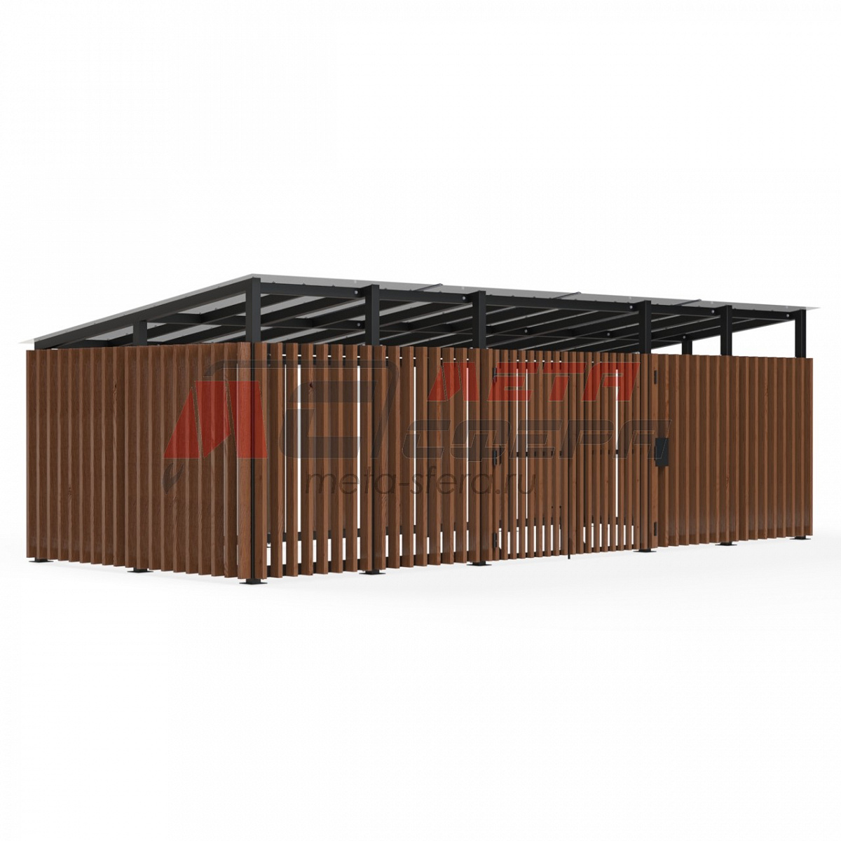 Площадка для сбора мусора Fence