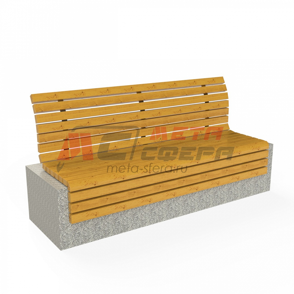 Настил на основание со спинкой Деметра