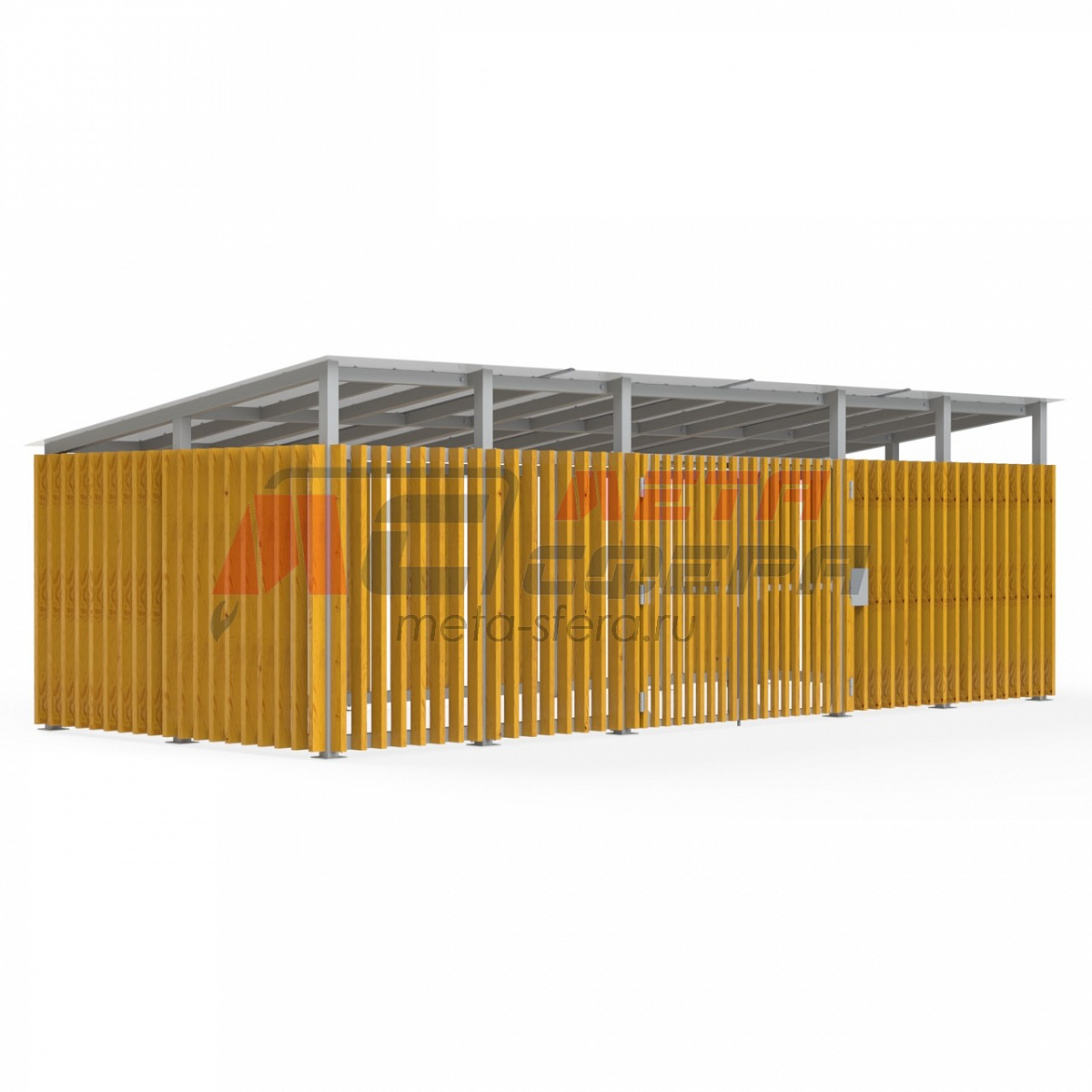 Площадка для сбора мусора Fence