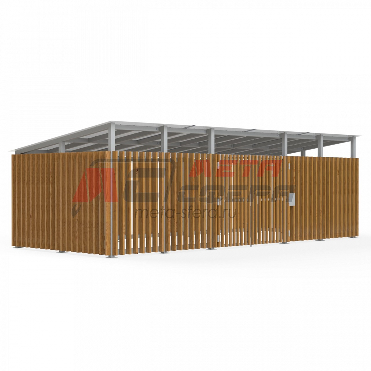 Площадка для сбора мусора Fence