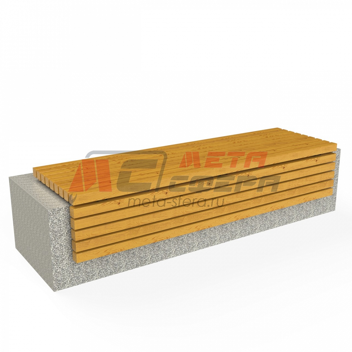 Настил на основание LITHOS WOOD