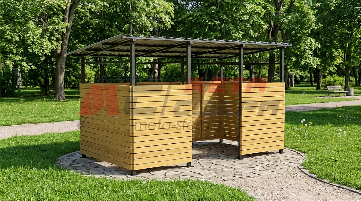 Площадка для сбора мусора Эко