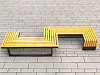 Скамейка Concrete Urban 1
