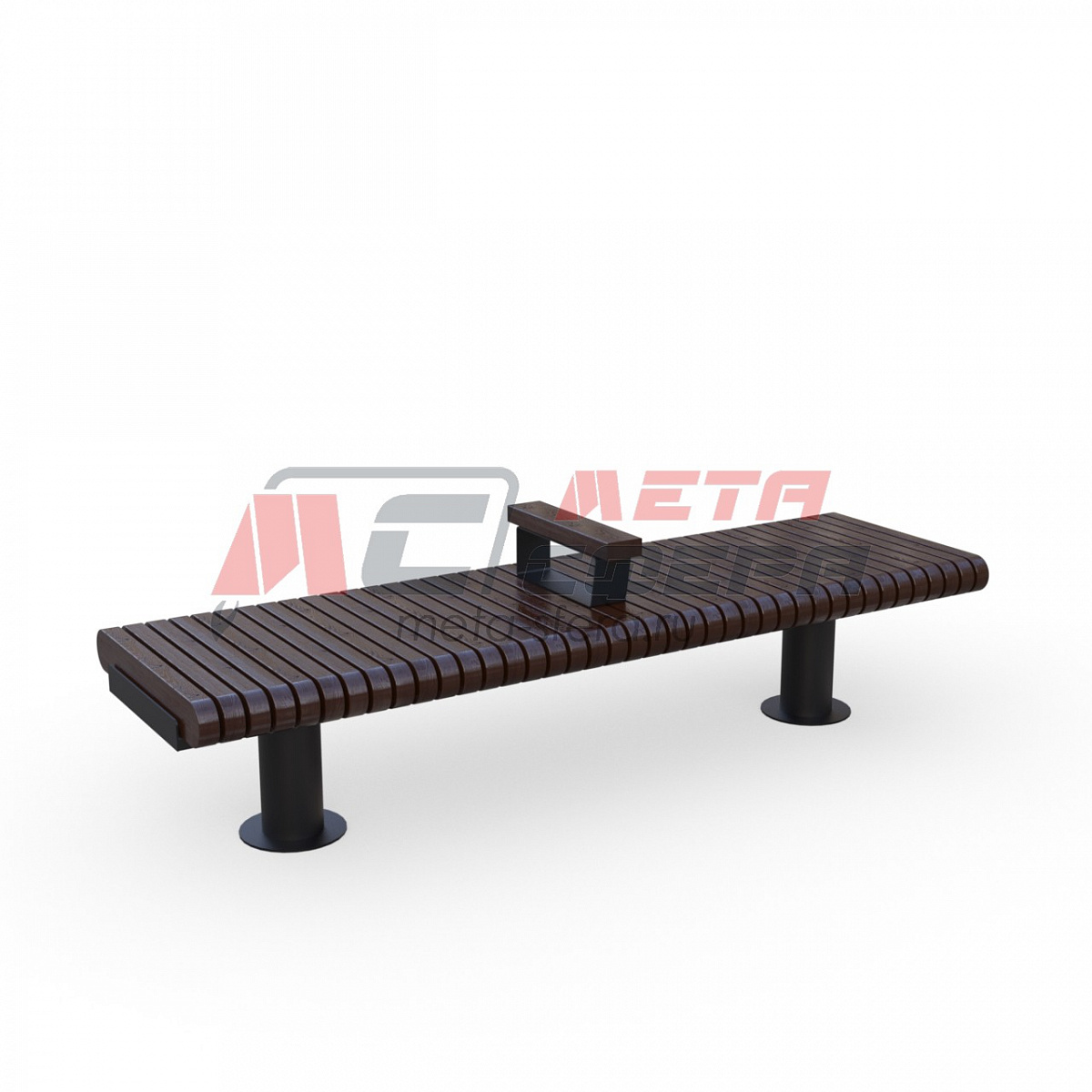 Лавка Rail Road 01 с подлокотником