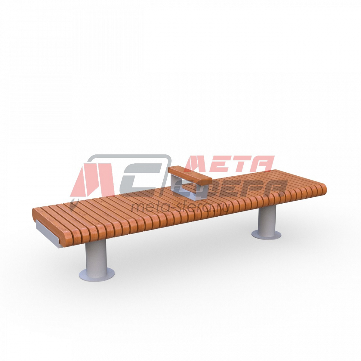 Лавка Rail Road 01 с подлокотником