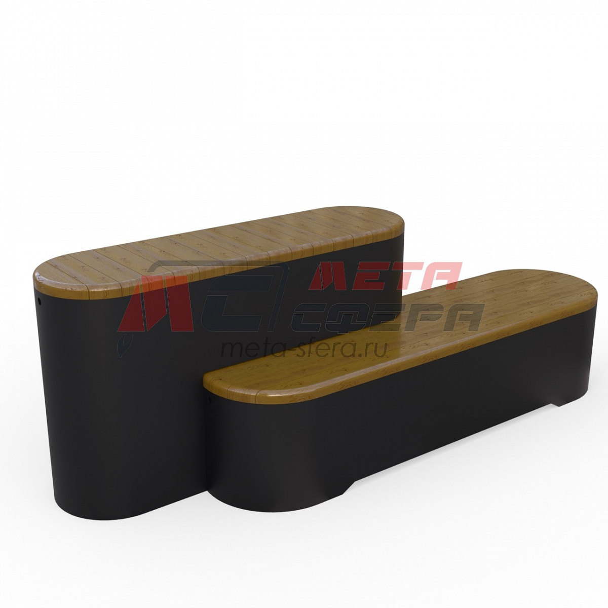 Скамейка Пенек (2 секции)
