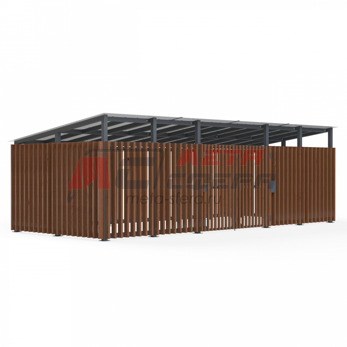 Площадка для сбора мусора Fence